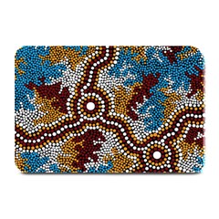 Aboriginal Art – Wetland Dreaming Plate Mats by hogartharts