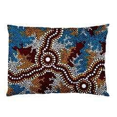 Aboriginal Art – Wetland Dreaming Pillow Case