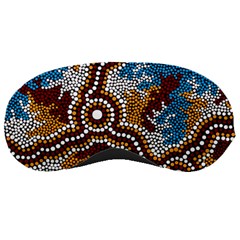 Aboriginal Art – Wetland Dreaming Sleeping Masks by hogartharts