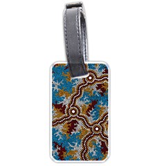 Aboriginal Art – Wetland Dreaming Luggage Tags (one Side) 