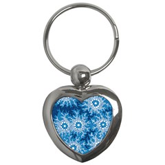 Aboriginal Art – Bushland Dreaming Key Chains (heart)  by hogartharts