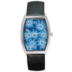 Aboriginal Art – Bushland Dreaming Barrel Style Metal Watch by hogartharts