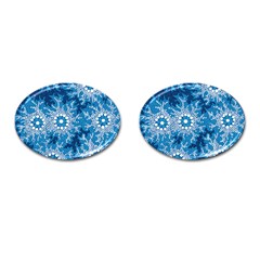 Aboriginal Art – Bushland Dreaming Cufflinks (oval) by hogartharts