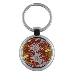 Aboriginal Art – Riverside Dreaming Key Chains (round)  by hogartharts