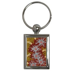 Aboriginal Art – Riverside Dreaming Key Chains (rectangle)  by hogartharts