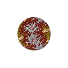 Aboriginal Art – Riverside Dreaming Golf Ball Marker