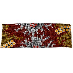 Aboriginal Art – Riverside Dreaming Body Pillow Case Dakimakura (two Sides) by hogartharts