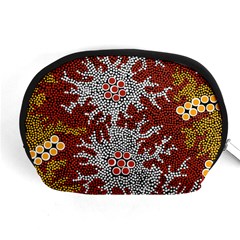 Aboriginal Art – Riverside Dreaming Accessory Pouches (medium) 