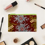 Aboriginal Art – Riverside Dreaming Cosmetic Bag (XS) Front