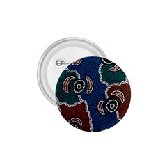 Aboriginal Art - Riverside Dreaming 1 75  Buttons by hogartharts