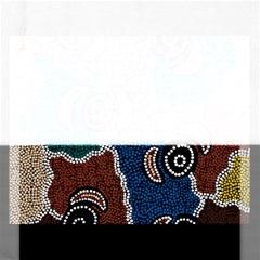 Aboriginal Art - Riverside Dreaming Rectangular Jigsaw Puzzl