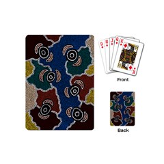 Aboriginal Art - Riverside Dreaming Playing Cards (mini) 