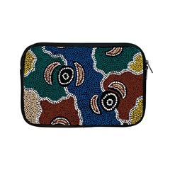 Aboriginal Art - Riverside Dreaming Apple Ipad Mini Zipper Cases by hogartharts