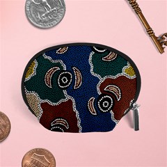 Aboriginal Art - Riverside Dreaming Accessory Pouches (small)  by hogartharts