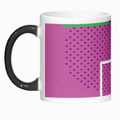 Behance Feelings Beauty Polka Dots Leaf Triangle Tropical Pink Morph Mugs