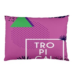 Behance Feelings Beauty Polka Dots Leaf Triangle Tropical Pink Pillow Case (two Sides) by Mariart