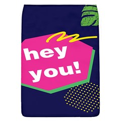 Behance Feelings Beauty Hey You Leaf Polka Dots Pink Blue Flap Covers (l)  by Mariart