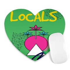 Behance Feelings Beauty Local Polka Dots Green Heart Mousepads by Mariart