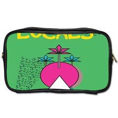 Behance Feelings Beauty Local Polka Dots Green Toiletries Bags 2-side by Mariart