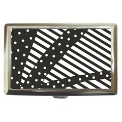 Ambiguous Stripes Line Polka Dots Black Cigarette Money Cases by Mariart