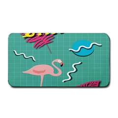 Behance Feelings Beauty Flamingo Bird Still Life Leaf Green Pink Red Medium Bar Mats by Mariart