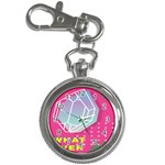 Behance Feelings Beauty Polka Dots What Ever Leaf Diamon Pink Key Chain Watches Front