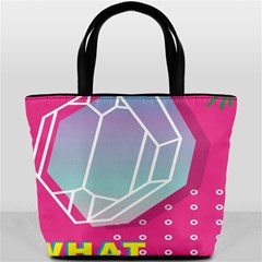 Behance Feelings Beauty Polka Dots What Ever Leaf Diamon Pink Bucket Bags by Mariart