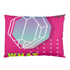 Behance Feelings Beauty Polka Dots What Ever Leaf Diamon Pink Pillow Case