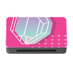 Behance Feelings Beauty Polka Dots What Ever Leaf Diamon Pink Memory Card Reader With Cf