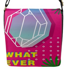 Behance Feelings Beauty Polka Dots What Ever Leaf Diamon Pink Flap Messenger Bag (s)