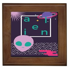 Behance Feelings Beauty Space Alien Star Galaxy Framed Tiles