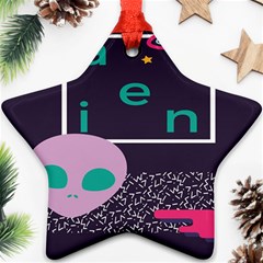 Behance Feelings Beauty Space Alien Star Galaxy Ornament (star)