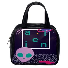 Behance Feelings Beauty Space Alien Star Galaxy Classic Handbags (one Side) by Mariart