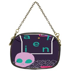 Behance Feelings Beauty Space Alien Star Galaxy Chain Purses (two Sides)  by Mariart