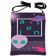 Behance Feelings Beauty Space Alien Star Galaxy Shoulder Sling Bags