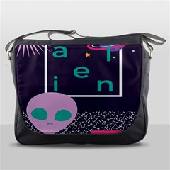 Behance Feelings Beauty Space Alien Star Galaxy Messenger Bags by Mariart