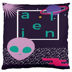 Behance Feelings Beauty Space Alien Star Galaxy Large Cushion Case (one Side)