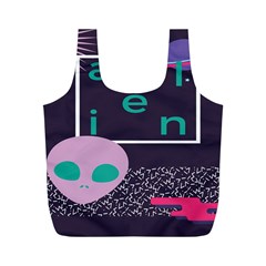 Behance Feelings Beauty Space Alien Star Galaxy Full Print Recycle Bags (m) 