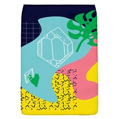 Behance Feelings Beauty Waves Blue Yellow Pink Green Leaf Flap Covers (l)  by Mariart