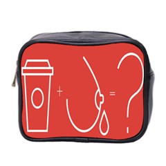 Caffeine And Breastfeeding Coffee Nursing Red Sign Mini Toiletries Bag 2-side by Mariart