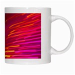 Zoom Colour Motion Blurred Zoom Background With Ray Of Light Hurtling Towards The Viewer White Mugs Right