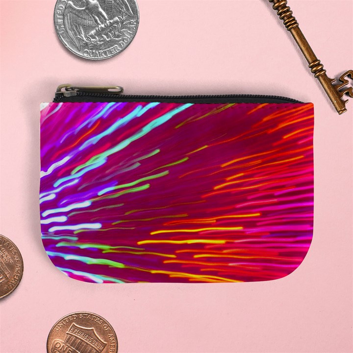 Zoom Colour Motion Blurred Zoom Background With Ray Of Light Hurtling Towards The Viewer Mini Coin Purses