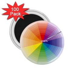 Colour Value Diagram Circle Round 2 25  Magnets (100 Pack)  by Mariart