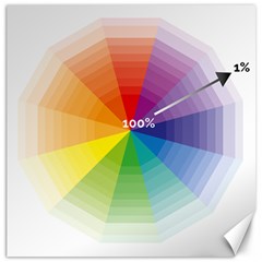 Colour Value Diagram Circle Round Canvas 16  X 16   by Mariart