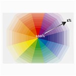 Colour Value Diagram Circle Round Large Glasses Cloth Front