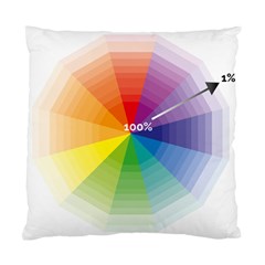 Colour Value Diagram Circle Round Standard Cushion Case (two Sides)