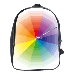 Colour Value Diagram Circle Round School Bags(large)  by Mariart