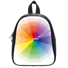 Colour Value Diagram Circle Round School Bags (small)  by Mariart