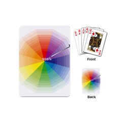 Colour Value Diagram Circle Round Playing Cards (mini)  by Mariart