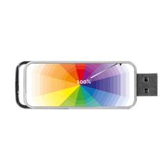 Colour Value Diagram Circle Round Portable Usb Flash (one Side) by Mariart